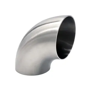 1.750" OD x 0.039" (1mm) Tight Radius 90° Mandrel Bend - (1.925" CLR) - CP1 Titanium