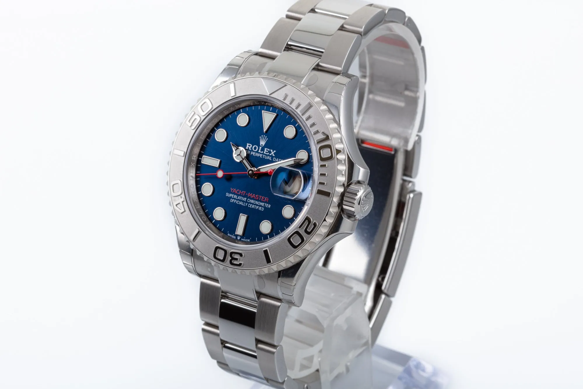 2020 Unworn Rolex Yacht-Master 126622 Blue Dial Full Stickers with Box & Card