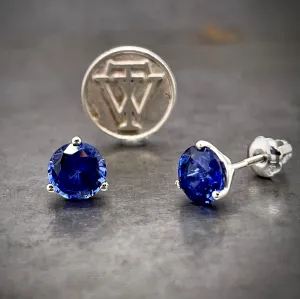 AAA Quality Sapphire Studs