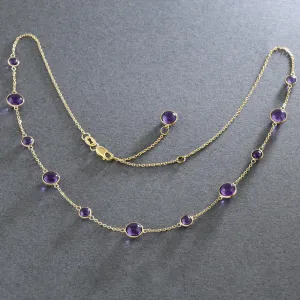 Amethyst Orb Necklace