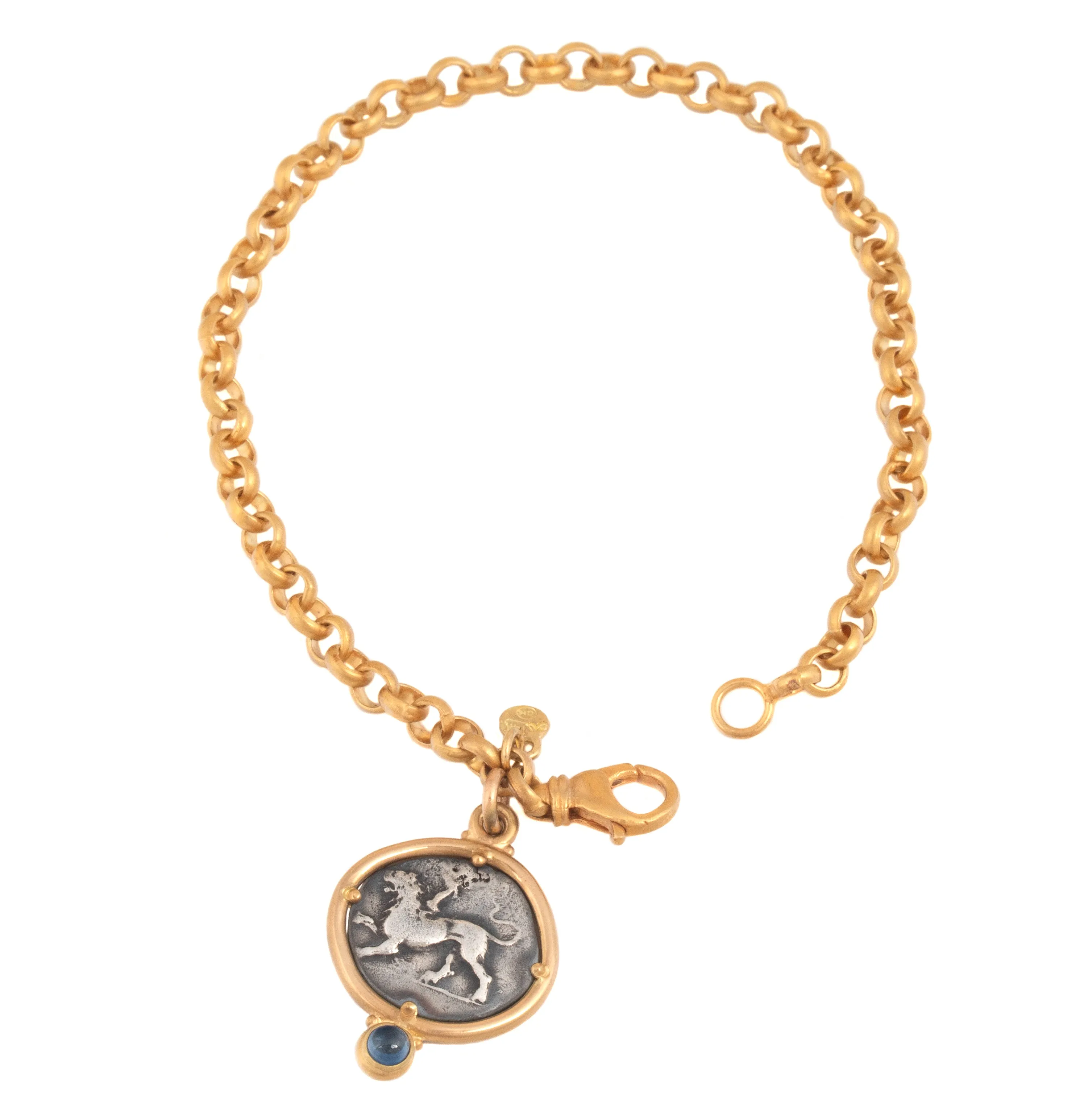Ancient Greek Coin Charm Bracelet