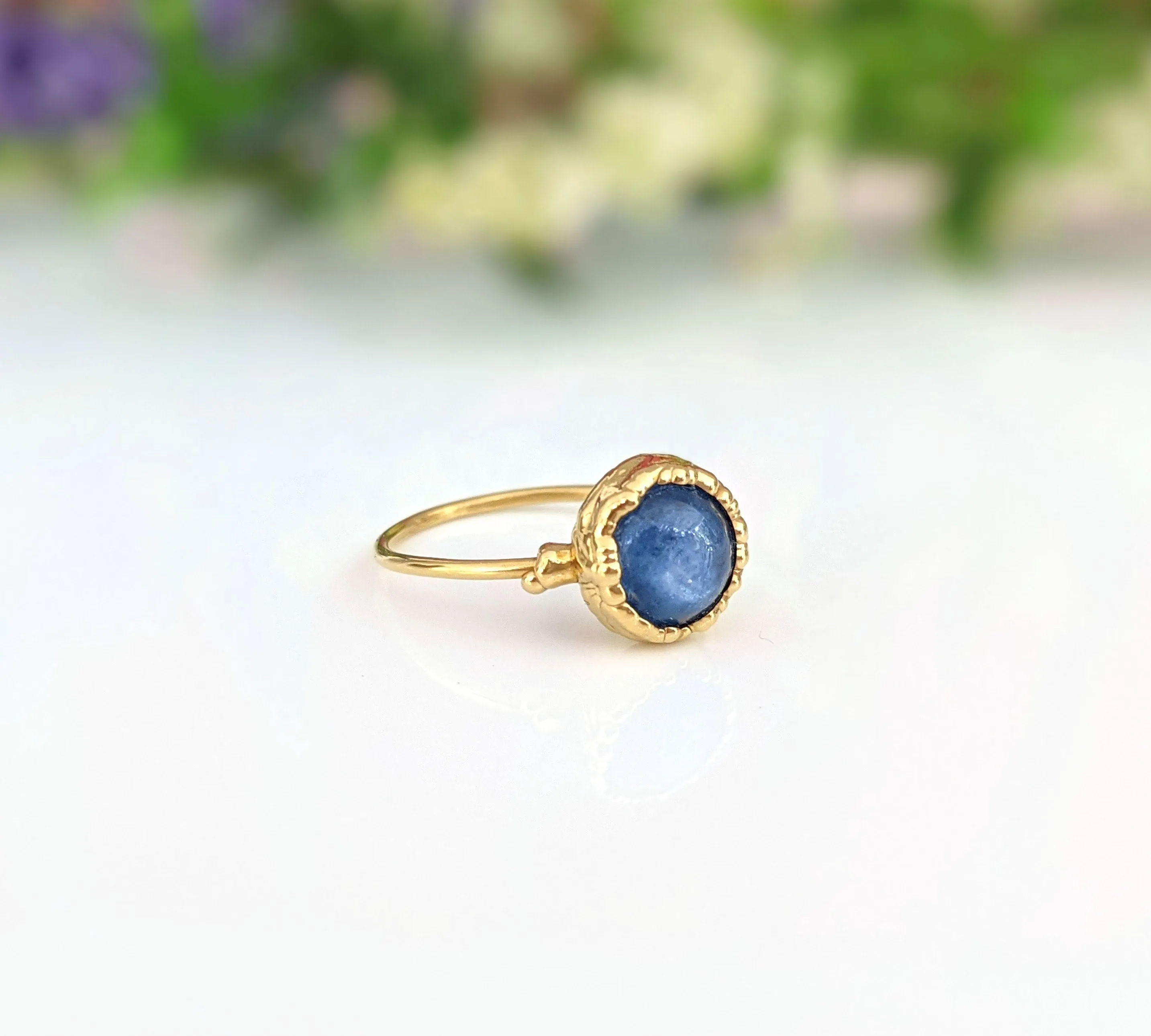 Blue Kyanite ring