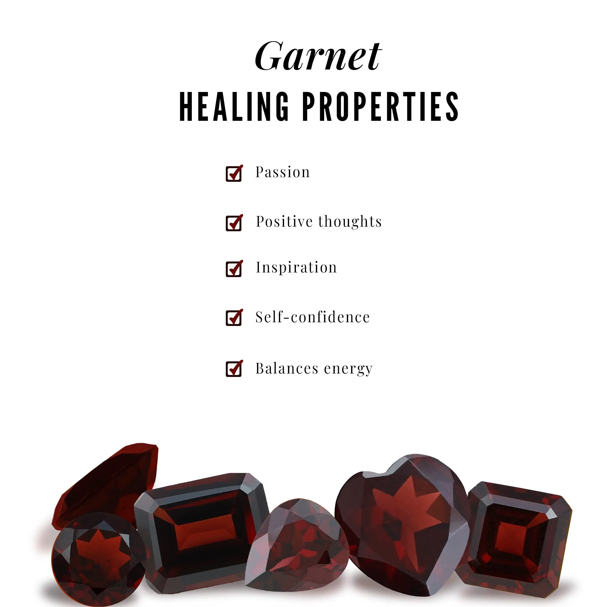 Garnet Solitaire Crossover Promise Ring