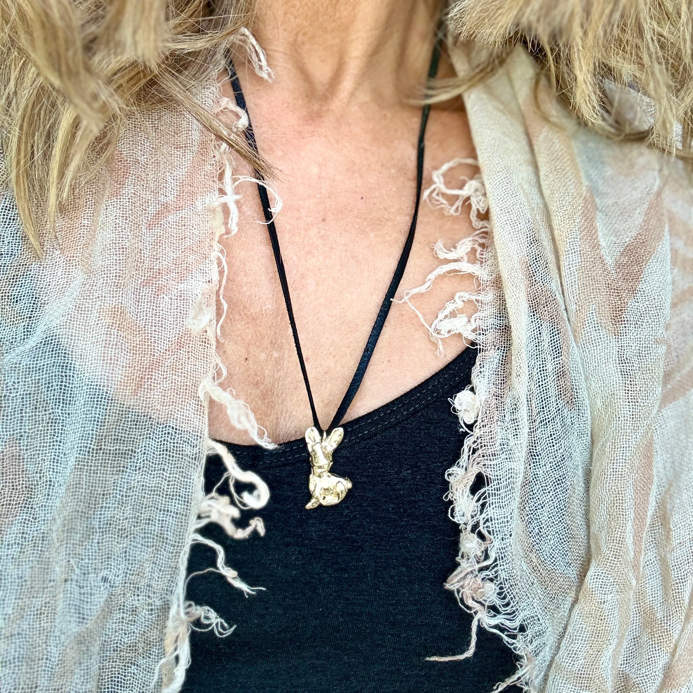 Lucky Lapin Pendant Necklace