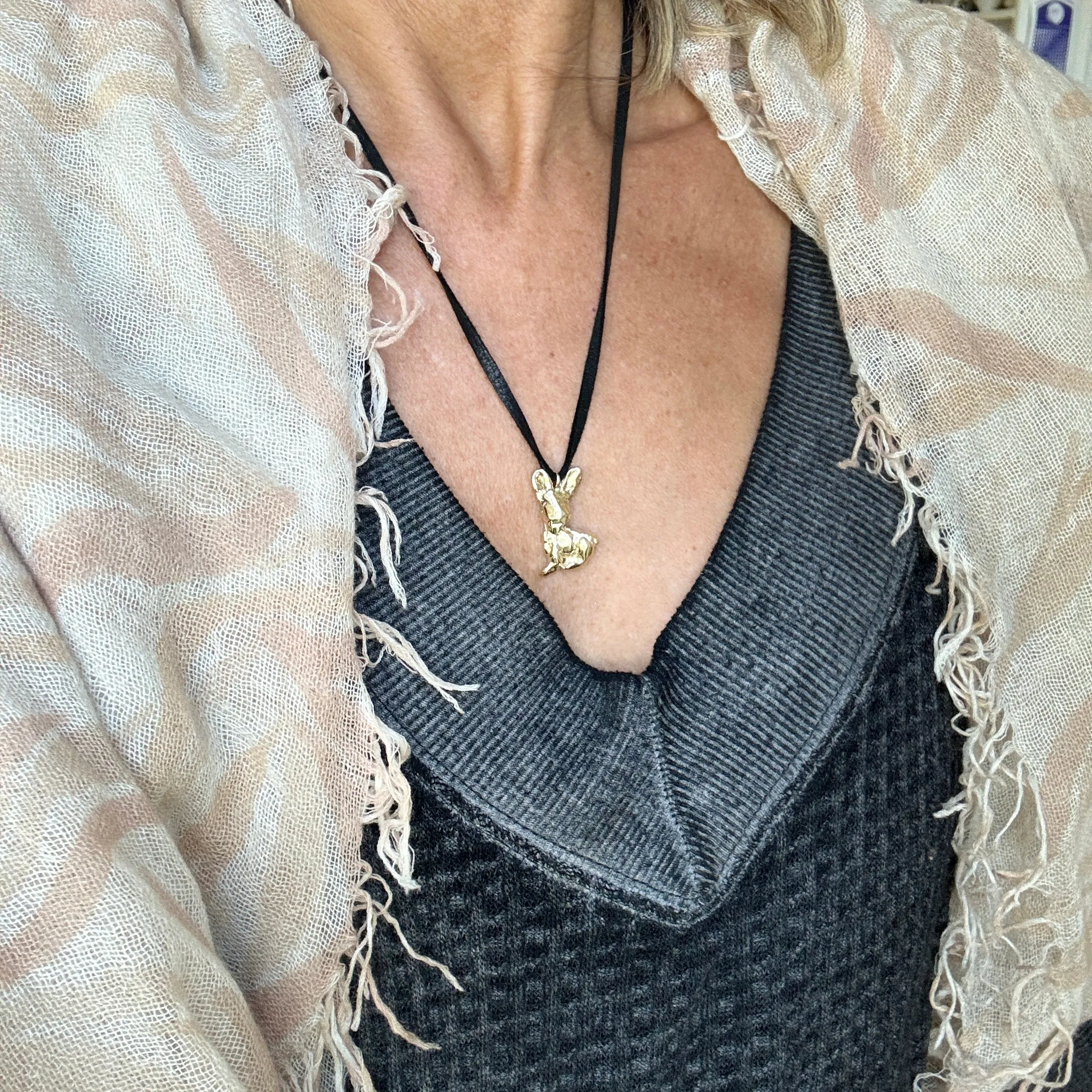 Lucky Lapin Pendant Necklace