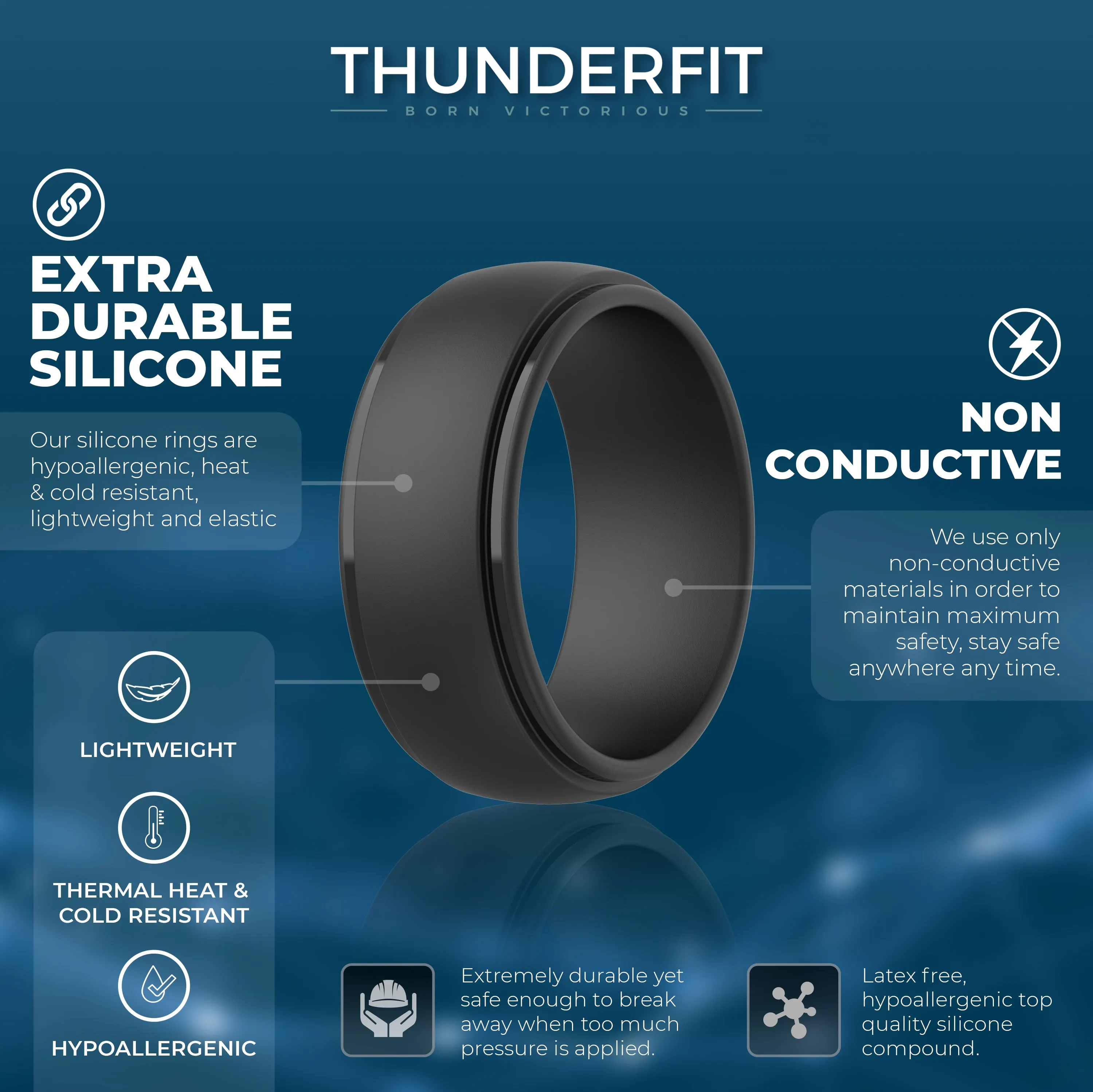 Men's Classic Legacy - Silicone Ring