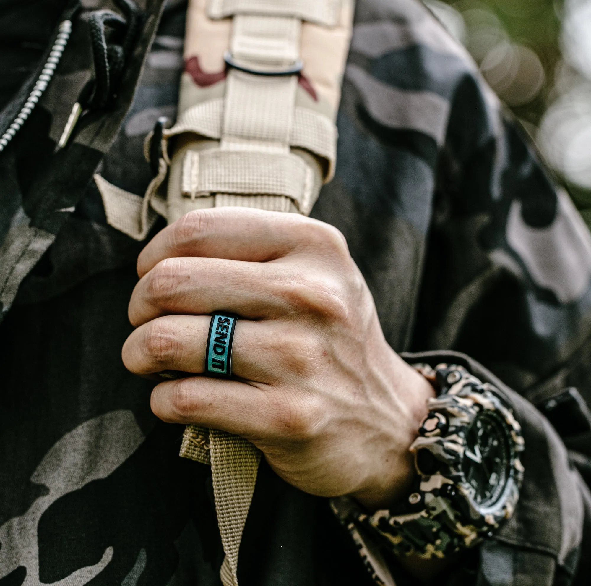Men's Printed Prime 1 - Silicone Ring