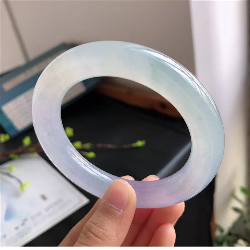 Natural Jade Bangle Jadeite Bangle Internal Diameter 57.3mm B8010548