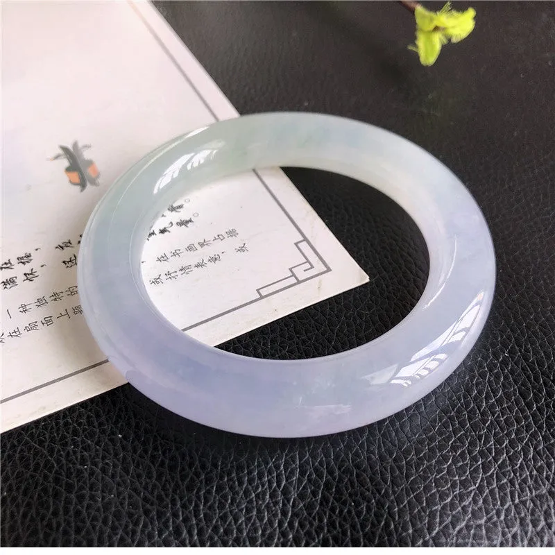 Natural Jade Bangle Jadeite Bangle Internal Diameter 57.3mm B8010548