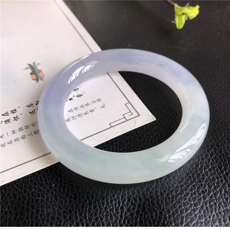 Natural Jade Bangle Jadeite Bangle Internal Diameter 57.3mm B8010548