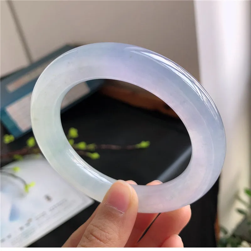 Natural Jade Bangle Jadeite Bangle Internal Diameter 57.3mm B8010548