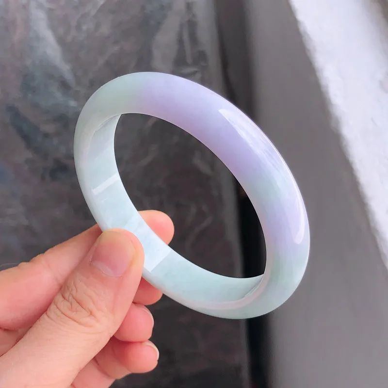 Natural Jade Bangle Jadeite Bangle Internal Diameter 59.3mm NBE081