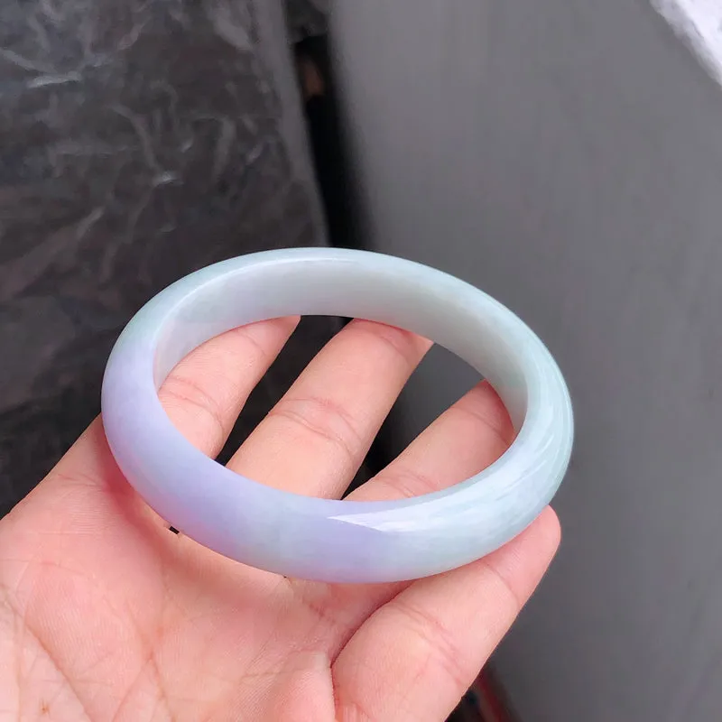Natural Jade Bangle Jadeite Bangle Internal Diameter 59.3mm NBE081