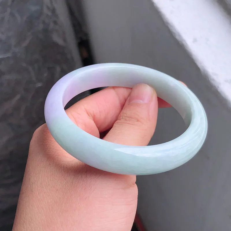 Natural Jade Bangle Jadeite Bangle Internal Diameter 59.3mm NBE081