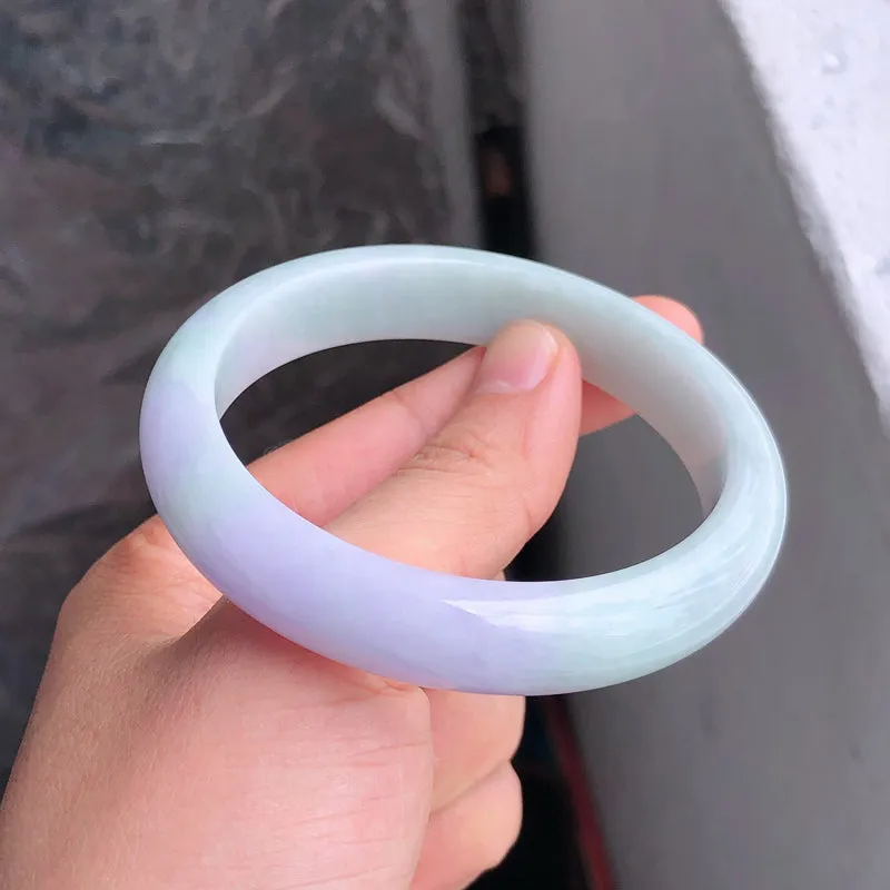 Natural Jade Bangle Jadeite Bangle Internal Diameter 59.3mm NBE081
