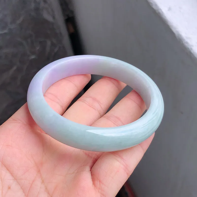 Natural Jade Bangle Jadeite Bangle Internal Diameter 59.3mm NBE081