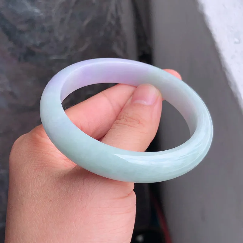 Natural Jade Bangle Jadeite Bangle Internal Diameter 59.3mm NBE081