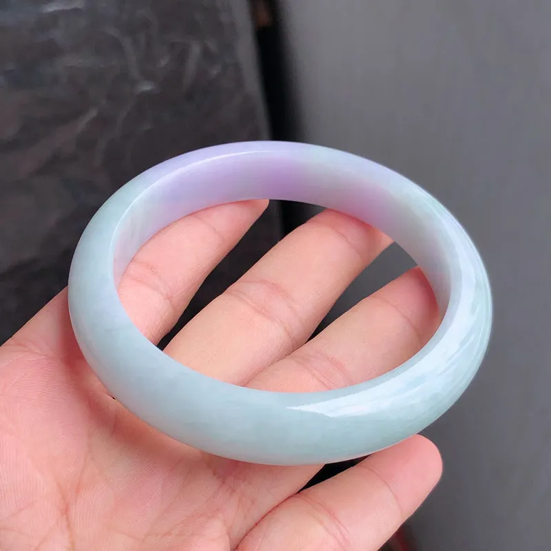 Natural Jade Bangle Jadeite Bangle Internal Diameter 59.3mm NBE081