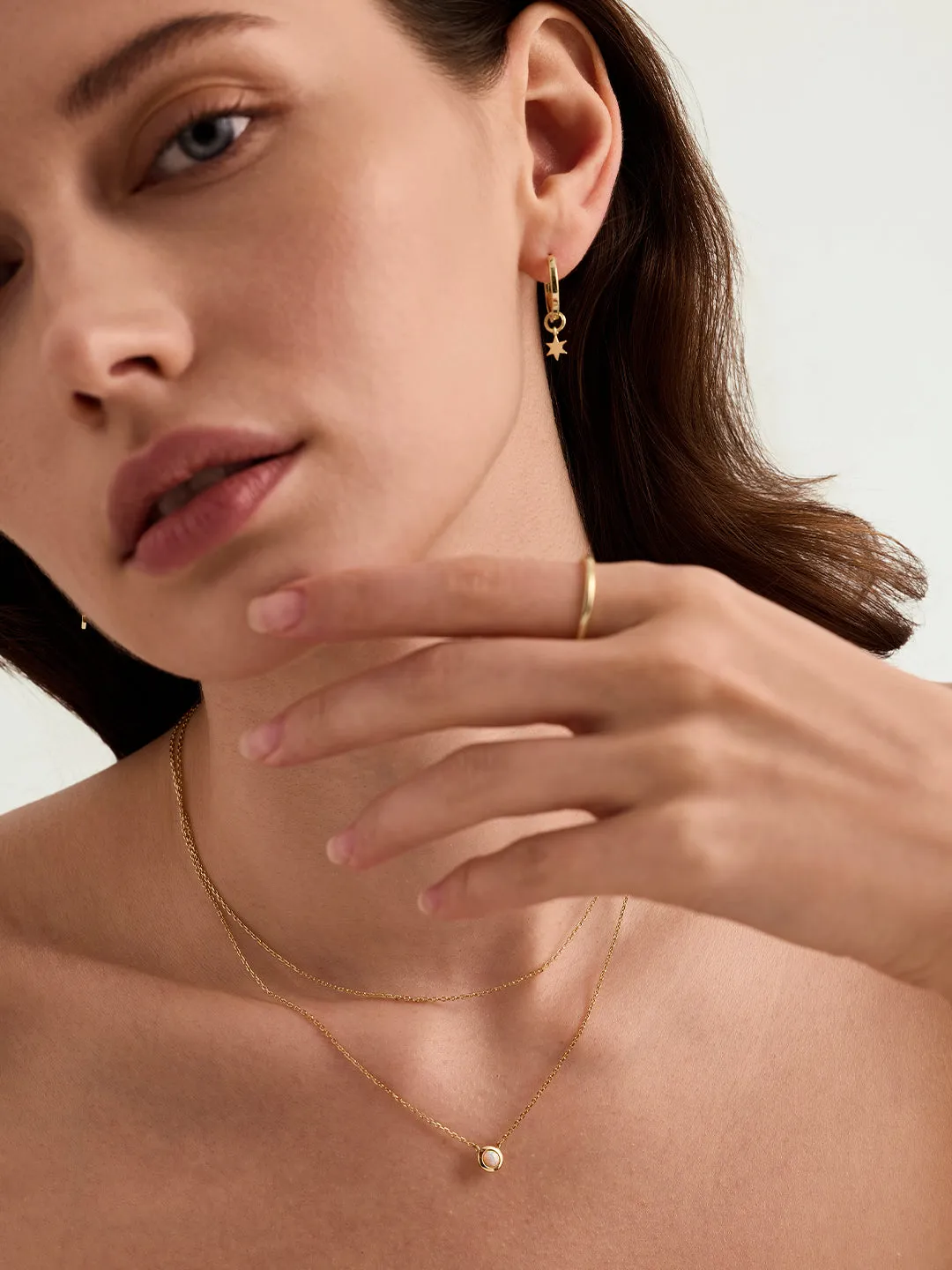 Opal Gold Layered Necklace