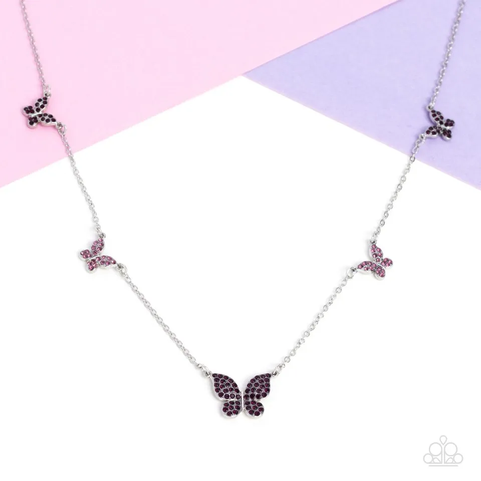 Paparazzi Necklace ~ FAIRY Special - Purple