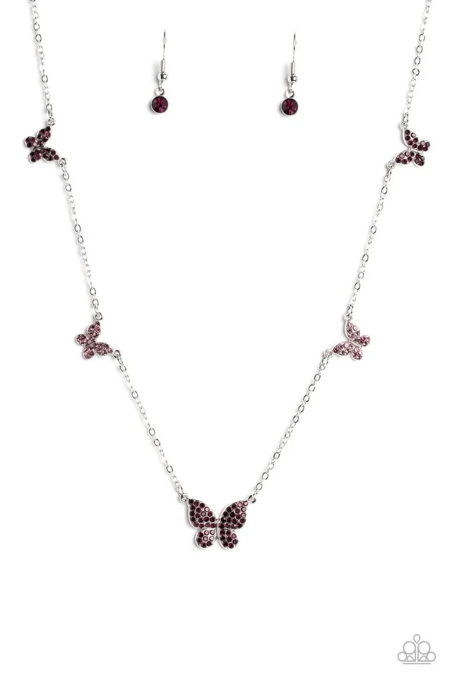 Paparazzi Necklace ~ FAIRY Special - Purple