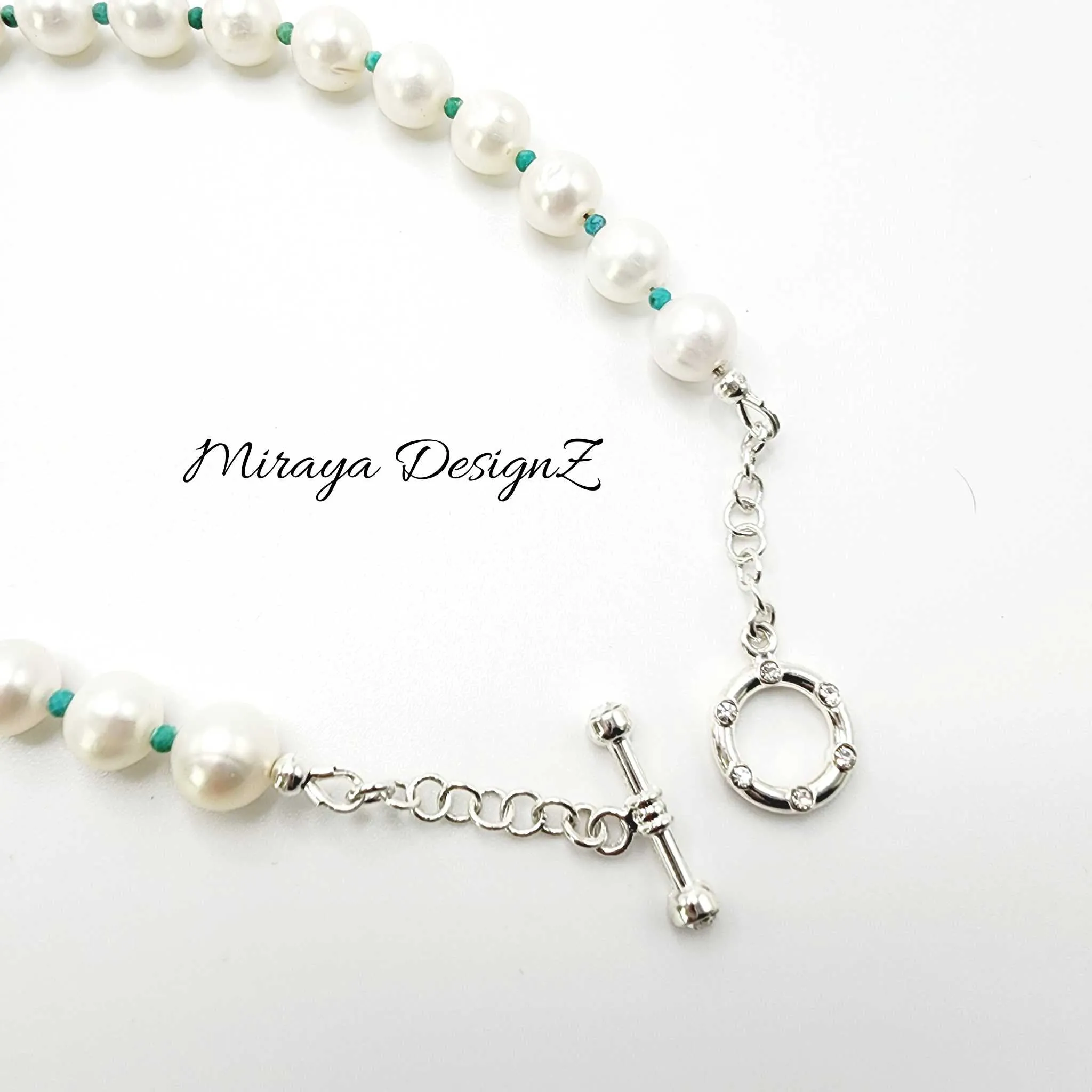 Pearl and Turquoise Necklace