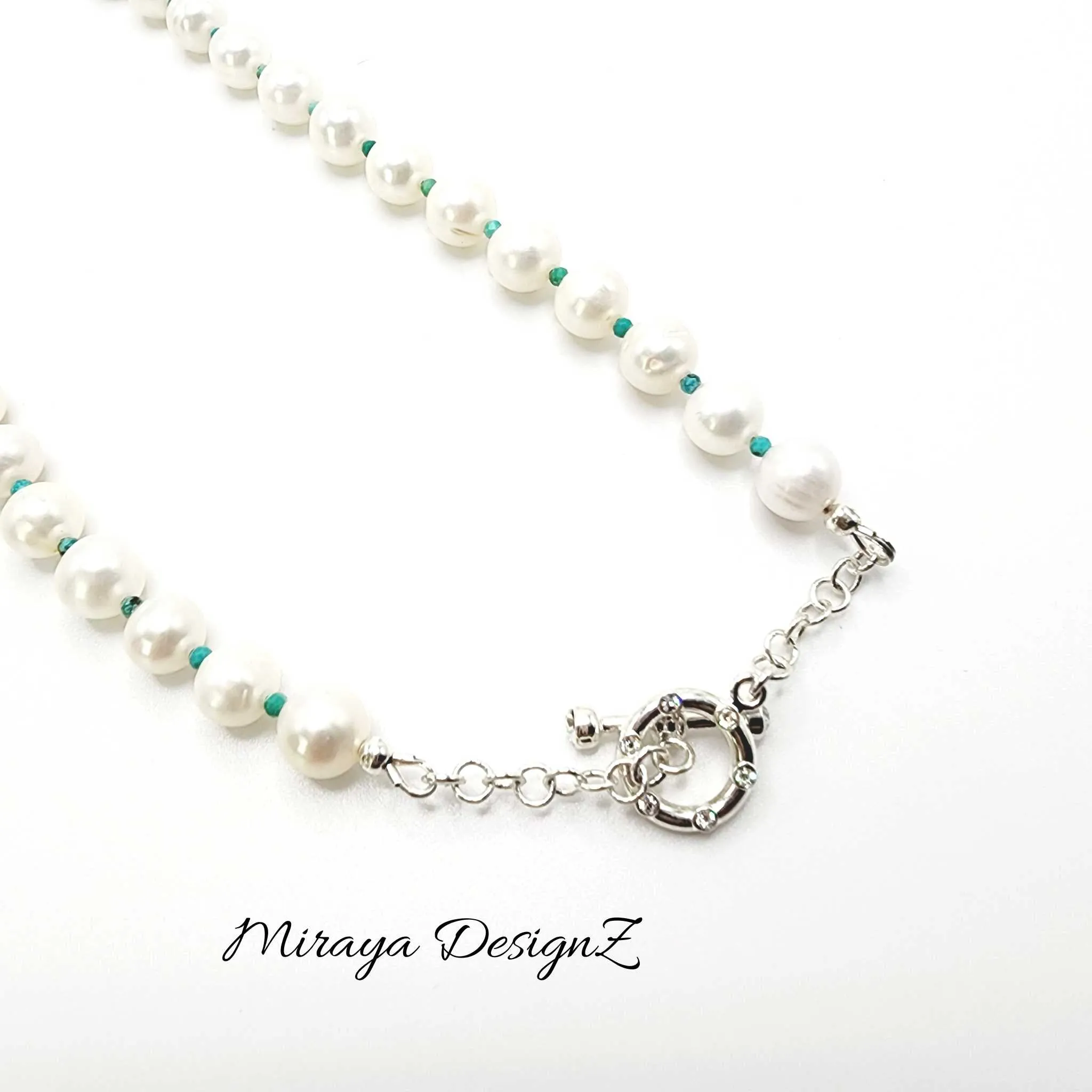 Pearl and Turquoise Necklace