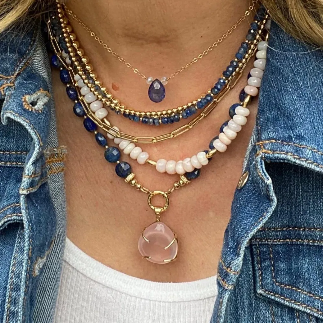 Pink Opal Necklace - Soraya