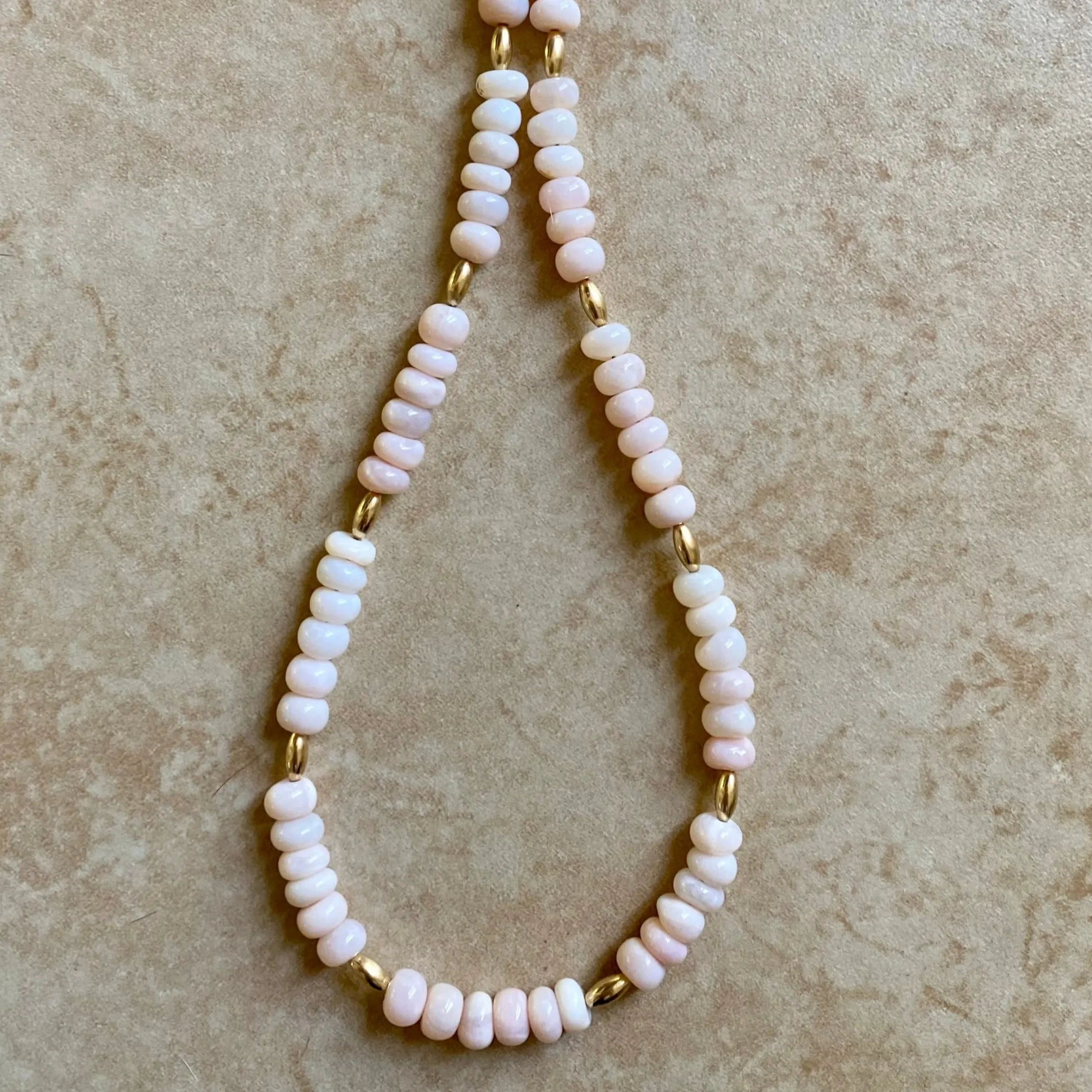 Pink Opal Necklace - Soraya