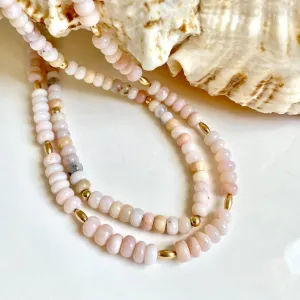 Pink Opal Necklace - Soraya