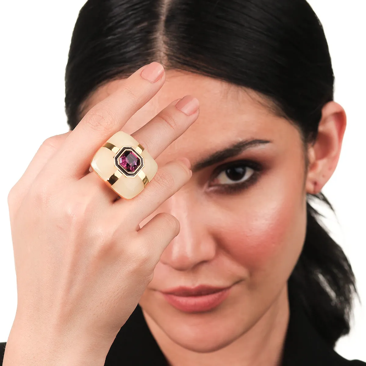Shabana Amethyst Ring