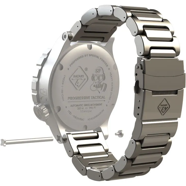 Titanium Bracelet for Heavy Water Diver