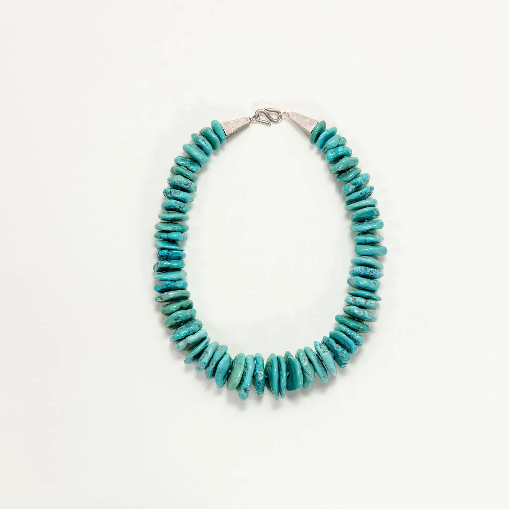 Tumbled turquoise necklace