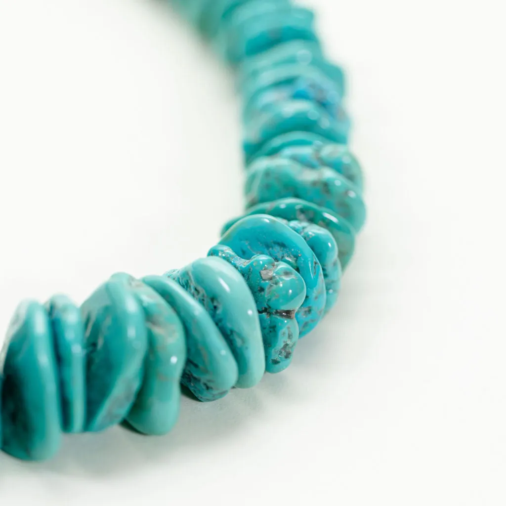 Tumbled turquoise necklace