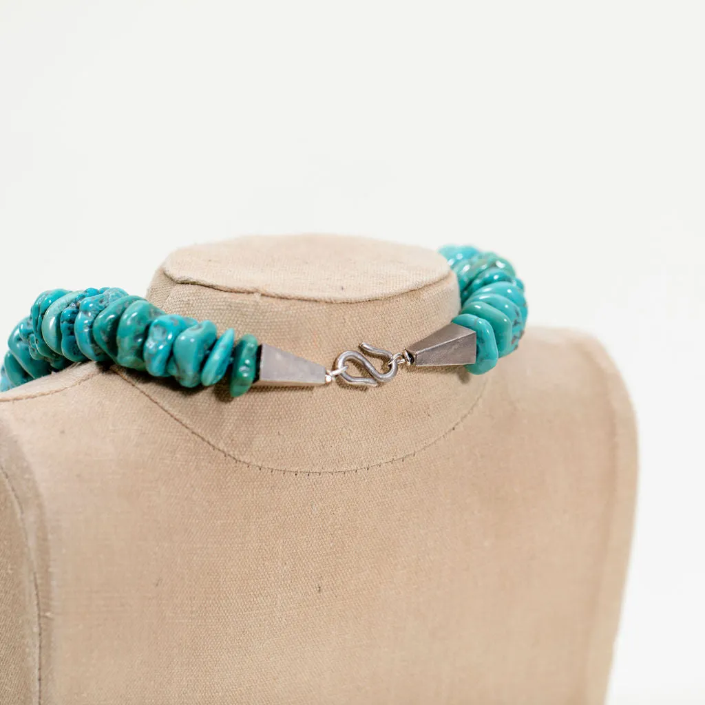 Tumbled turquoise necklace