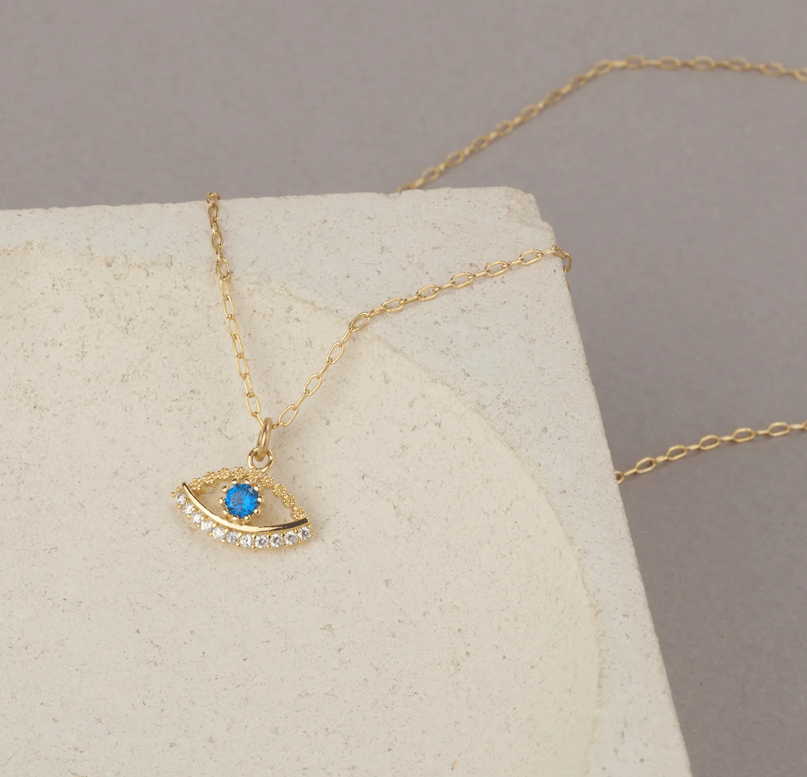 Turquoise Evil Eye Necklace