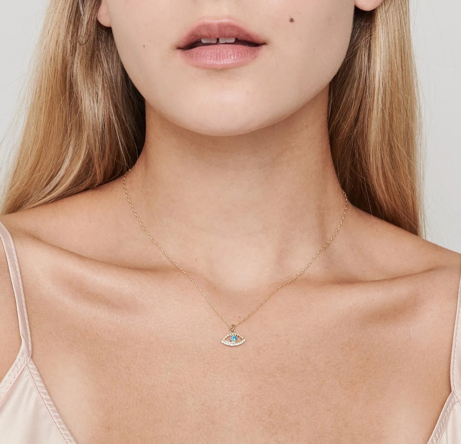 Turquoise Evil Eye Necklace