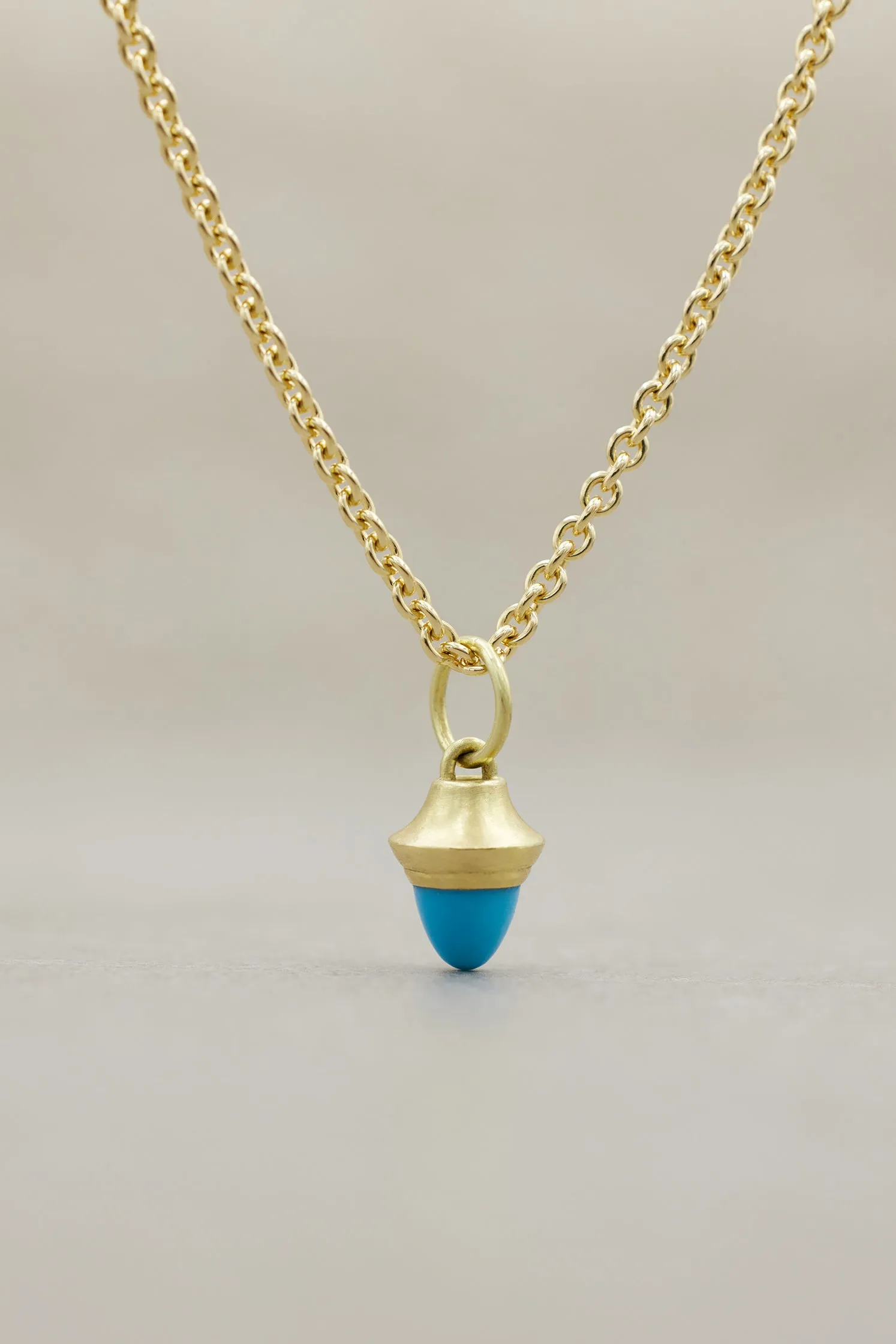 Turquoise Mini Acorn